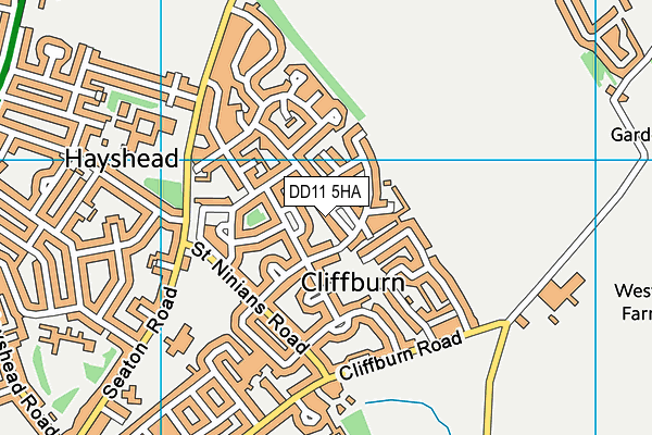 DD11 5HA map - OS VectorMap District (Ordnance Survey) DD11 5HA map - OS VectorMap District (Ordnance Survey)
