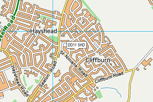 DD11 5HD map - OS VectorMap District (Ordnance Survey) DD11 5HD map - OS VectorMap District (Ordnance Survey)
