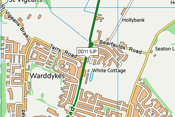 DD11 5JP map - OS VectorMap District (Ordnance Survey) DD11 5JP map - OS VectorMap District (Ordnance Survey)