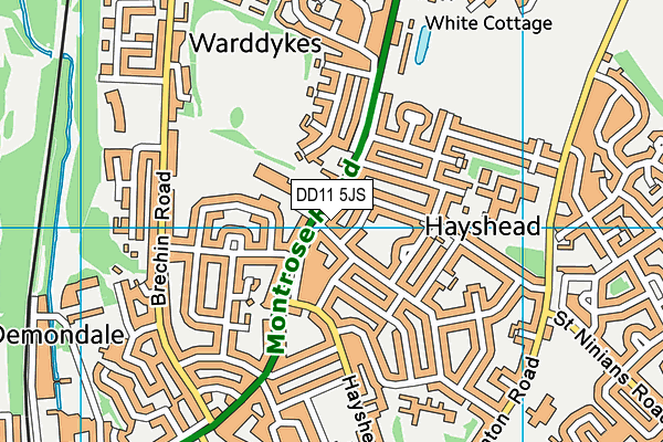 DD11 5JS map - OS VectorMap District (Ordnance Survey) DD11 5JS map - OS VectorMap District (Ordnance Survey)