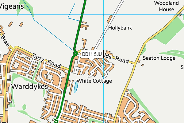 DD11 5JU map - OS VectorMap District (Ordnance Survey) DD11 5JU map - OS VectorMap District (Ordnance Survey)