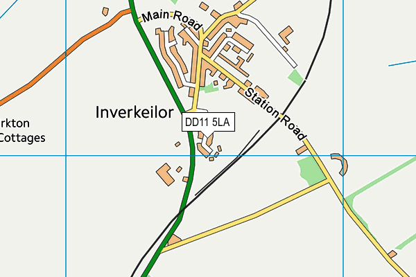 DD11 5LA map - OS VectorMap District (Ordnance Survey) DD11 5LA map - OS VectorMap District (Ordnance Survey)