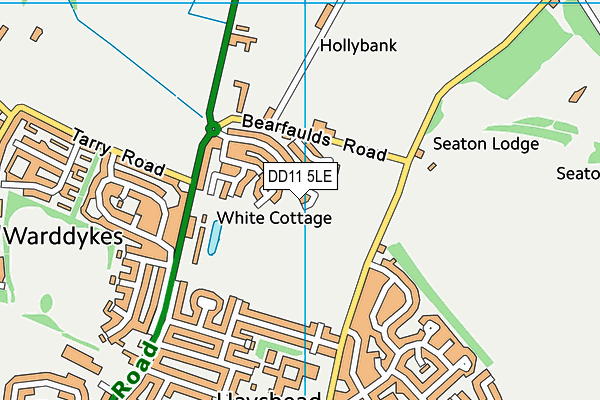 DD11 5LE map - OS VectorMap District (Ordnance Survey) DD11 5LE map - OS VectorMap District (Ordnance Survey)