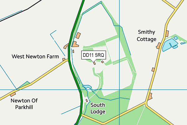 DD11 5RQ map - OS VectorMap District (Ordnance Survey)