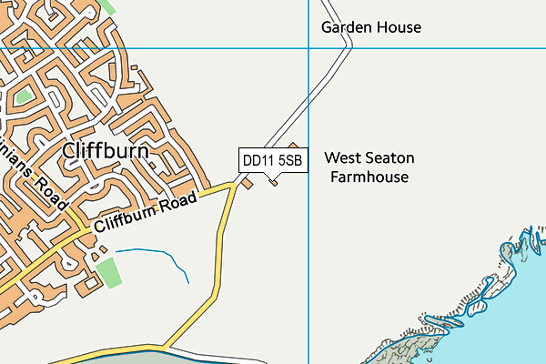 DD11 5SB map - OS VectorMap District (Ordnance Survey) DD11 5SB map - OS VectorMap District (Ordnance Survey)