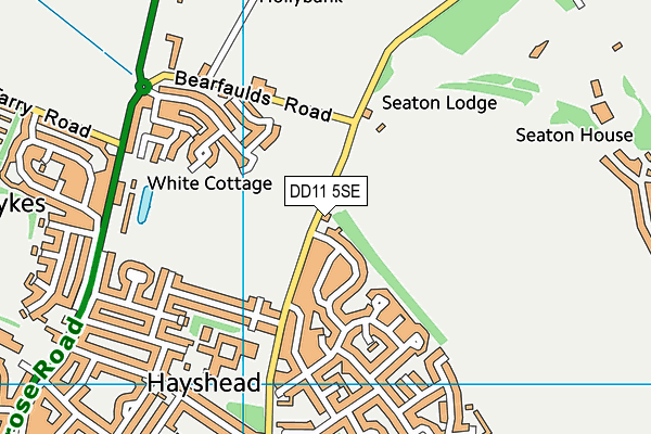 DD11 5SE map - OS VectorMap District (Ordnance Survey) DD11 5SE map - OS VectorMap District (Ordnance Survey)