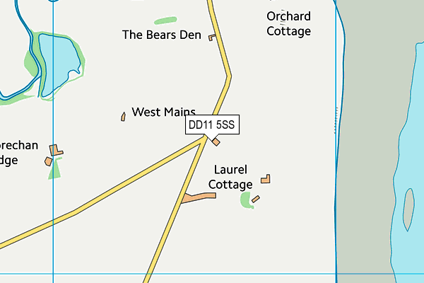 DD11 5SS map - OS VectorMap District (Ordnance Survey) DD11 5SS map - OS VectorMap District (Ordnance Survey)
