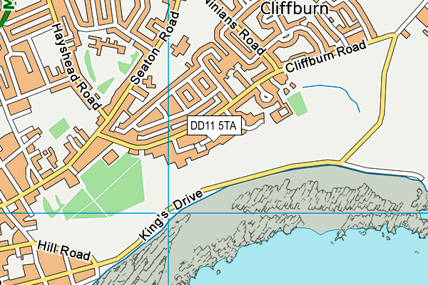 DD11 5TA map - OS VectorMap District (Ordnance Survey) DD11 5TA map - OS VectorMap District (Ordnance Survey)