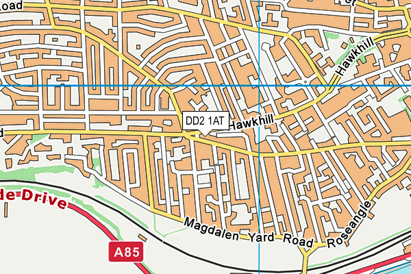 DD2 1AT map - OS VectorMap District (Ordnance Survey) DD2 1AT map - OS VectorMap District (Ordnance Survey)