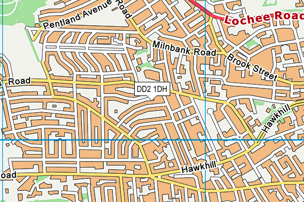 DD2 1DH map - OS VectorMap District (Ordnance Survey) DD2 1DH map - OS VectorMap District (Ordnance Survey)