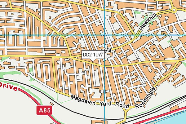 DD2 1DW map - OS VectorMap District (Ordnance Survey) DD2 1DW map - OS VectorMap District (Ordnance Survey)