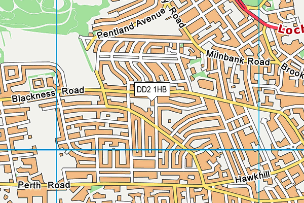 DD2 1HB map - OS VectorMap District (Ordnance Survey) DD2 1HB map - OS VectorMap District (Ordnance Survey)