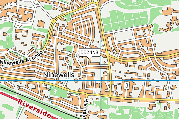 DD2 1NB map - OS VectorMap District (Ordnance Survey) DD2 1NB map - OS VectorMap District (Ordnance Survey)