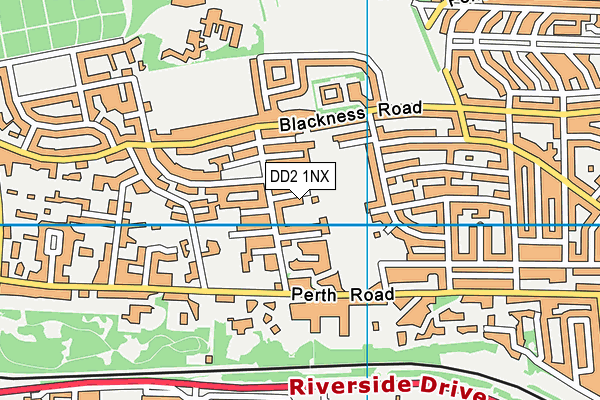 DD2 1NX map - OS VectorMap District (Ordnance Survey) DD2 1NX map - OS VectorMap District (Ordnance Survey)