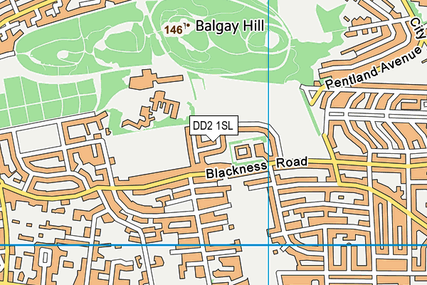 DD2 1SL map - OS VectorMap District (Ordnance Survey) DD2 1SL map - OS VectorMap District (Ordnance Survey)