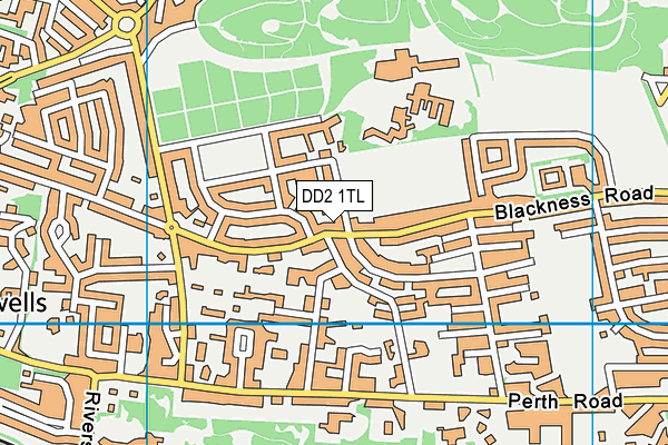 DD2 1TL map - OS VectorMap District (Ordnance Survey) DD2 1TL map - OS VectorMap District (Ordnance Survey)