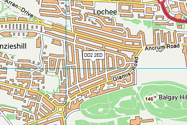 DD2 2ED map - OS VectorMap District (Ordnance Survey) DD2 2ED map - OS VectorMap District (Ordnance Survey)