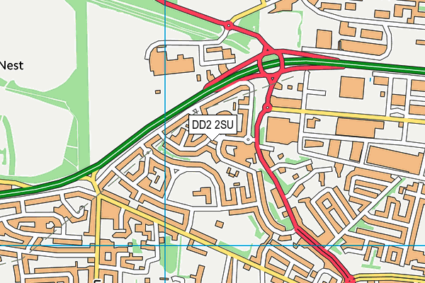 DD2 2SU map - OS VectorMap District (Ordnance Survey) DD2 2SU map - OS VectorMap District (Ordnance Survey)