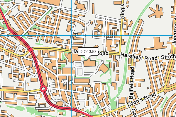 DD2 3JG map - OS VectorMap District (Ordnance Survey) DD2 3JG map - OS VectorMap District (Ordnance Survey)