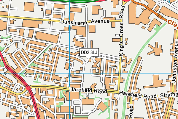 DD2 3LJ map - OS VectorMap District (Ordnance Survey) DD2 3LJ map - OS VectorMap District (Ordnance Survey)