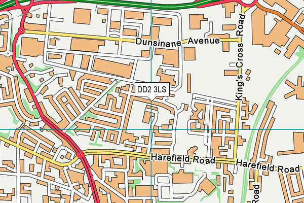 DD2 3LS map - OS VectorMap District (Ordnance Survey) DD2 3LS map - OS VectorMap District (Ordnance Survey)