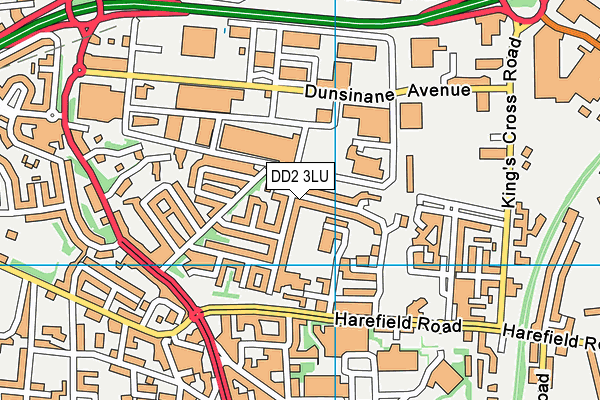 DD2 3LU map - OS VectorMap District (Ordnance Survey) DD2 3LU map - OS VectorMap District (Ordnance Survey)