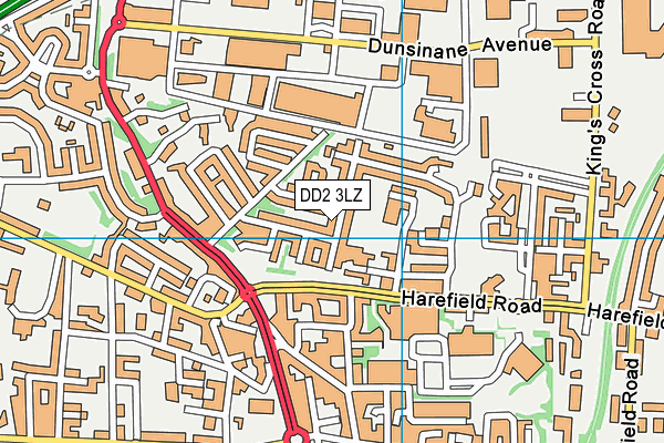 DD2 3LZ map - OS VectorMap District (Ordnance Survey) DD2 3LZ map - OS VectorMap District (Ordnance Survey)