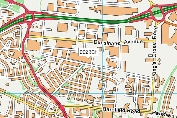 DD2 3QH map - OS VectorMap District (Ordnance Survey) DD2 3QH map - OS VectorMap District (Ordnance Survey)