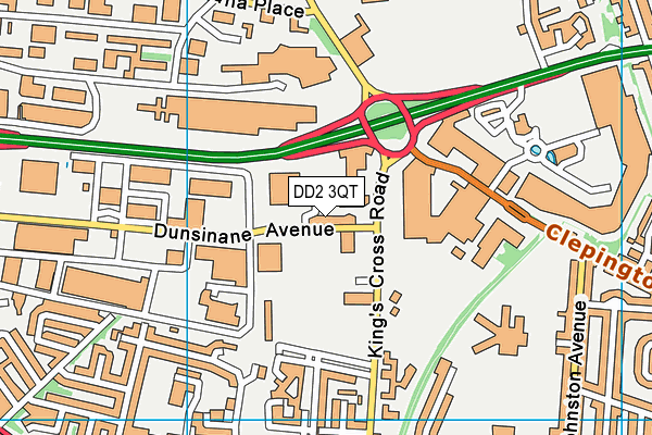 DD2 3QT map - OS VectorMap District (Ordnance Survey) DD2 3QT map - OS VectorMap District (Ordnance Survey)