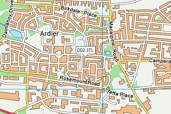 DD2 3TL map - OS VectorMap District (Ordnance Survey) DD2 3TL map - OS VectorMap District (Ordnance Survey)