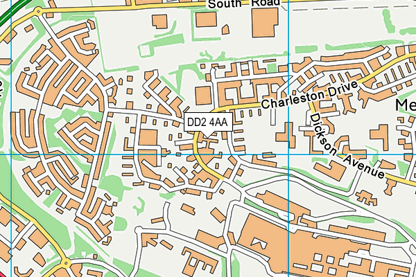 DD2 4AA map - OS VectorMap District (Ordnance Survey) DD2 4AA map - OS VectorMap District (Ordnance Survey)