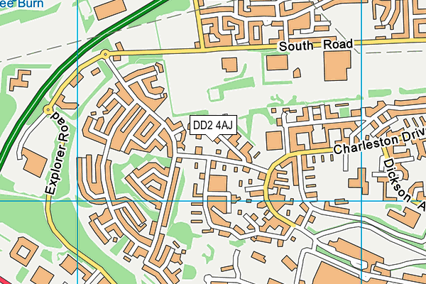 DD2 4AJ map - OS VectorMap District (Ordnance Survey) DD2 4AJ map - OS VectorMap District (Ordnance Survey)