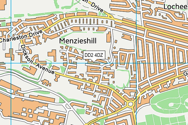 DD2 4DZ map - OS VectorMap District (Ordnance Survey) DD2 4DZ map - OS VectorMap District (Ordnance Survey)