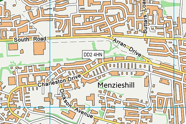 DD2 4HN map - OS VectorMap District (Ordnance Survey) DD2 4HN map - OS VectorMap District (Ordnance Survey)