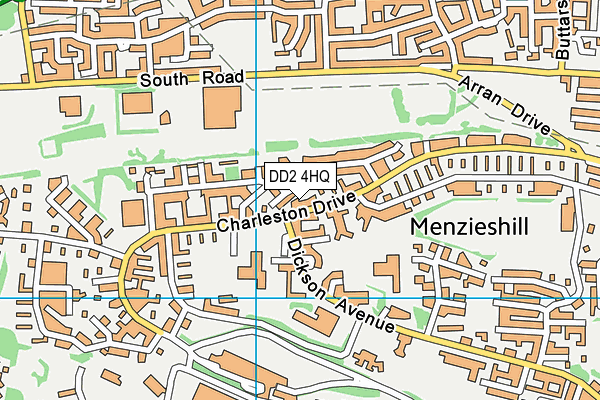 DD2 4HQ map - OS VectorMap District (Ordnance Survey) DD2 4HQ map - OS VectorMap District (Ordnance Survey)