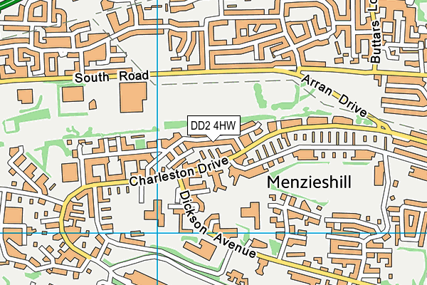 DD2 4HW map - OS VectorMap District (Ordnance Survey) DD2 4HW map - OS VectorMap District (Ordnance Survey)