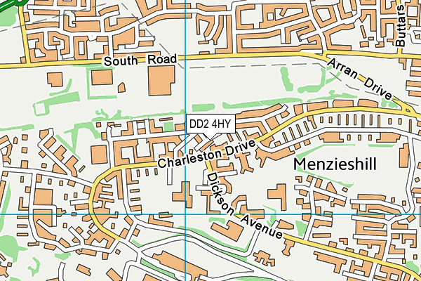 DD2 4HY map - OS VectorMap District (Ordnance Survey) DD2 4HY map - OS VectorMap District (Ordnance Survey)