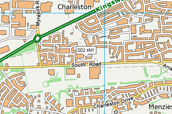 DD2 4NY map - OS VectorMap District (Ordnance Survey) DD2 4NY map - OS VectorMap District (Ordnance Survey)