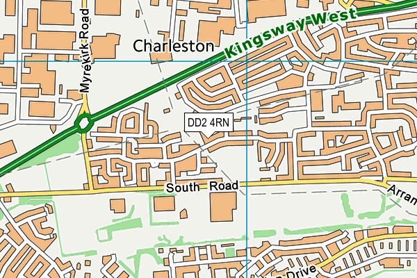 DD2 4RN map - OS VectorMap District (Ordnance Survey) DD2 4RN map - OS VectorMap District (Ordnance Survey)