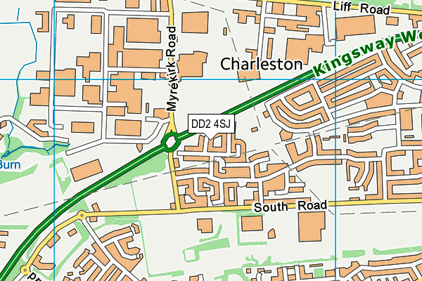 DD2 4SJ map - OS VectorMap District (Ordnance Survey) DD2 4SJ map - OS VectorMap District (Ordnance Survey)