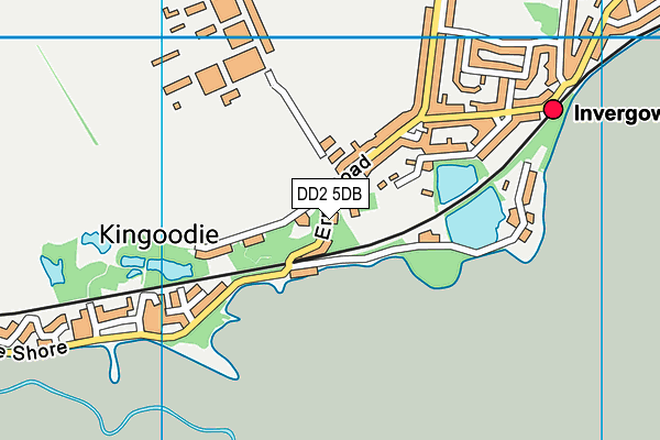 DD2 5DB map - OS VectorMap District (Ordnance Survey) DD2 5DB map - OS VectorMap District (Ordnance Survey)