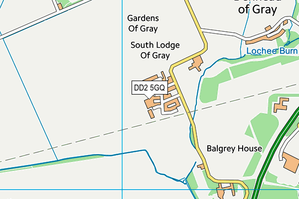 DD2 5GQ map - OS VectorMap District (Ordnance Survey) DD2 5GQ map - OS VectorMap District (Ordnance Survey)