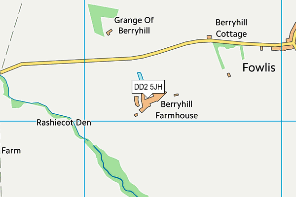 DD2 5JH map - OS VectorMap District (Ordnance Survey) DD2 5JH map - OS VectorMap District (Ordnance Survey)