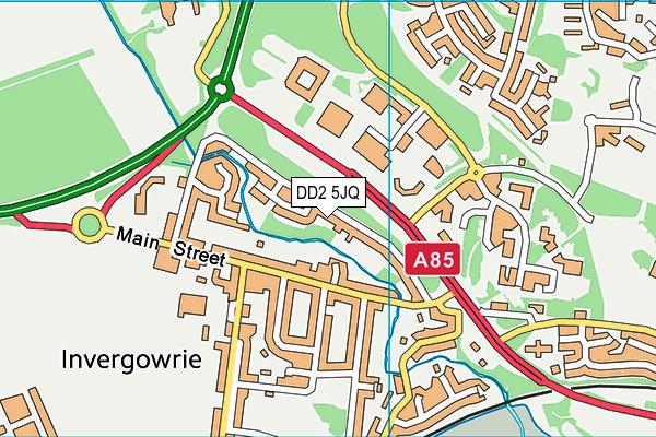DD2 5JQ map - OS VectorMap District (Ordnance Survey)