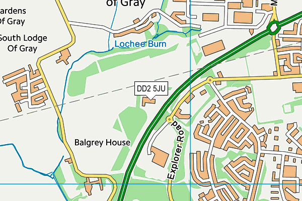 DD2 5JU map - OS VectorMap District (Ordnance Survey) DD2 5JU map - OS VectorMap District (Ordnance Survey)