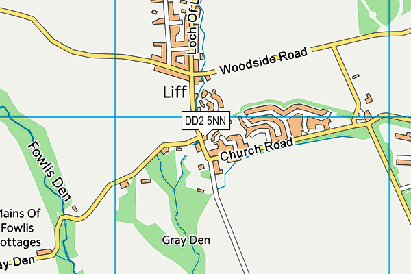 DD2 5NN map - OS VectorMap District (Ordnance Survey)