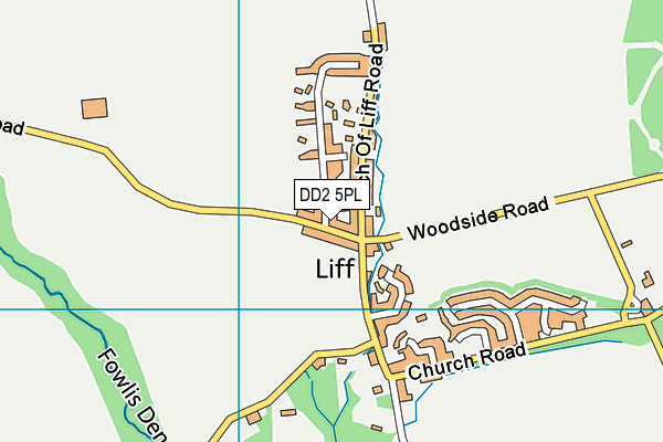 DD2 5PL map - OS VectorMap District (Ordnance Survey) DD2 5PL map - OS VectorMap District (Ordnance Survey)