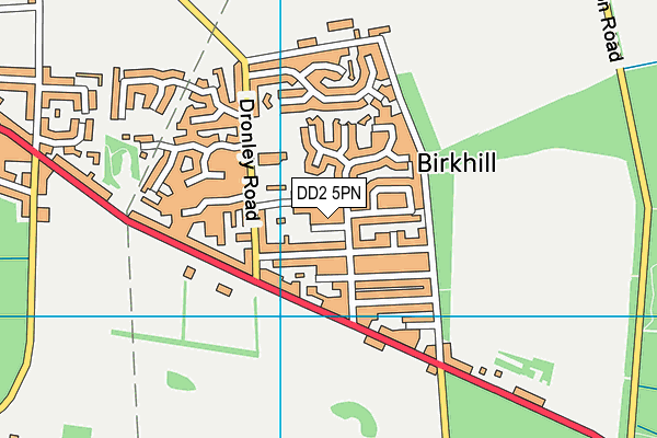 DD2 5PN map - OS VectorMap District (Ordnance Survey) DD2 5PN map - OS VectorMap District (Ordnance Survey)
