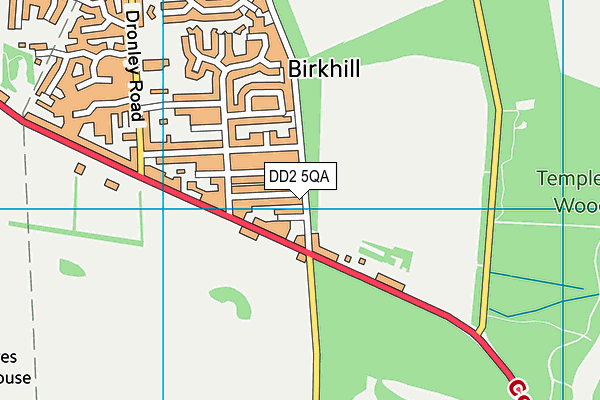 DD2 5QA map - OS VectorMap District (Ordnance Survey) DD2 5QA map - OS VectorMap District (Ordnance Survey)