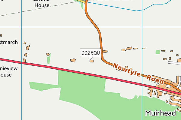 DD2 5QU map - OS VectorMap District (Ordnance Survey) DD2 5QU map - OS VectorMap District (Ordnance Survey)